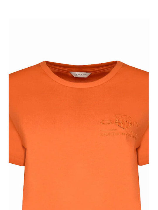 Gant Damen-T-Shirt Orange