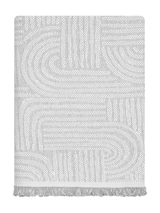 Madi Armchair Throw Ethereal 170x180cm Grey