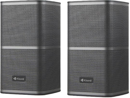 Kisonli X26 2.0 Speakers with Bluetooth 3.5W Black