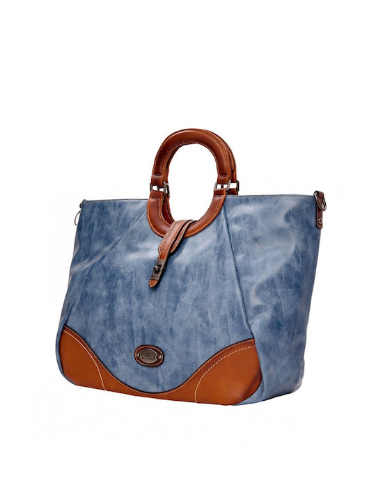 Bag to Bag Damen Tasche Hand Blau