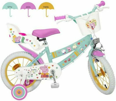 Toimsa Peppa Pig 16" Kids Bicycle City Green