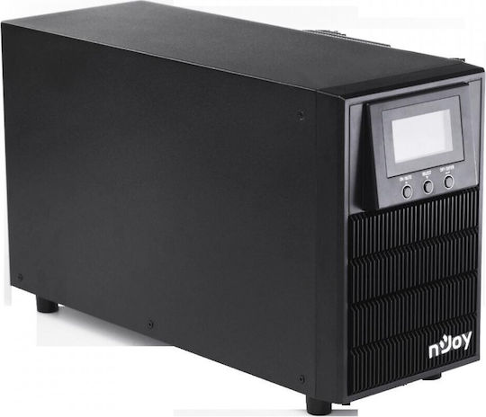 NJOY Aten PRO 2000 UPS On-Line 2000VA 1800W με 3 Schuko Πρίζες