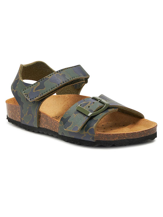 Geox Kids' Sandals Anatomic Khaki