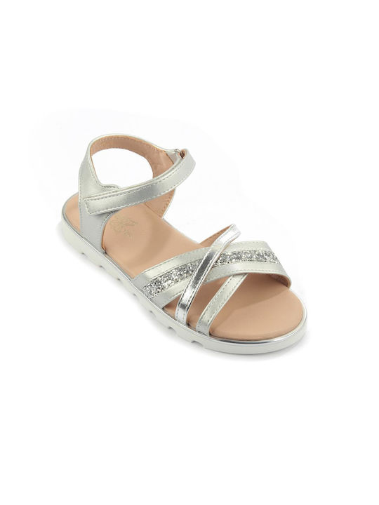 Fshoes Kinder Sandalen Silber