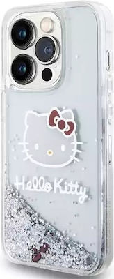 Hello Kitty Umschlag Rückseite Kunststoff / Silikon Silber (iPhone 13 Pro Max) HKHCP13XLIKHET