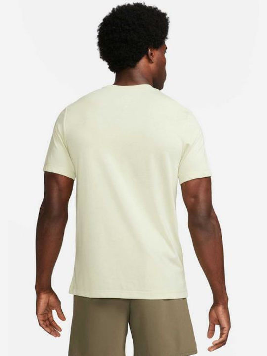 Nike M Nk Df Men's Athletic T-shirt Short Sleeve Green