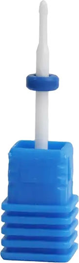 Freze pentru unghii cu roată ceramică cu cap sferic Albastru
