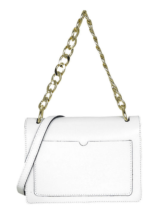 Gianna Kazakou Leather Women's Bag Crossbody White