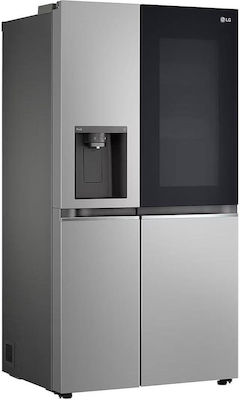 LG Ψυγείο Ντουλάπα Total NoFrost Υ179xΠ91.3xΒ73.5εκ. Inox