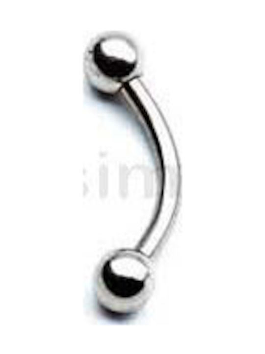 Σκουλαρικι Micro Banana 8mm Μπιλιες Surgical Steel 316l
