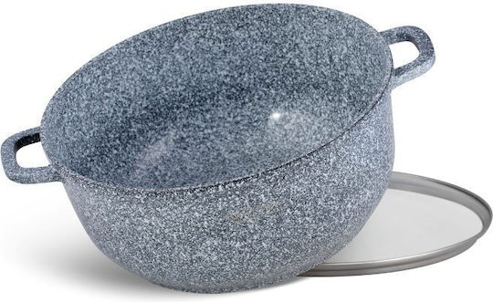 Edenberg Set De Oale Din Aluminiu Gri Cu Acoperire Interioară Antiaderent 6 Piese