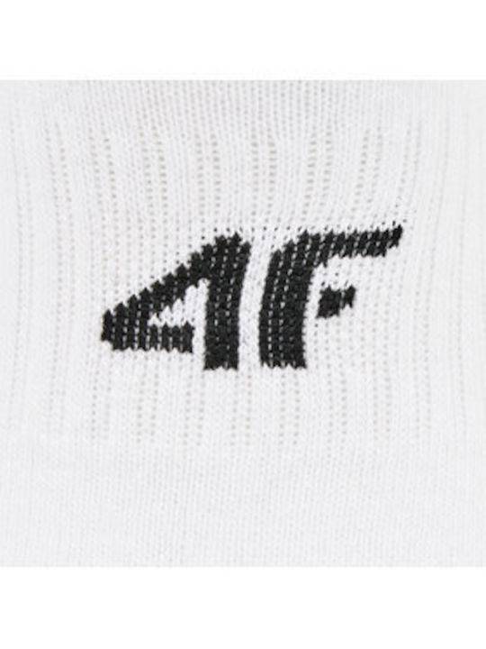 4F Kids' Ankle Socks White