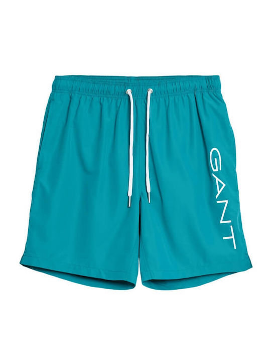 Men's Swimwear Shorts Turquoise with Patterns