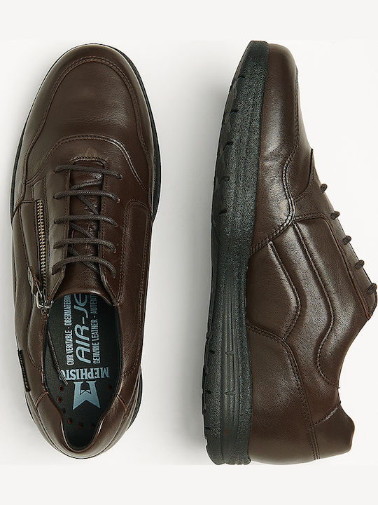 Leder Herren Freizeitschuhe Anatomisch Braun