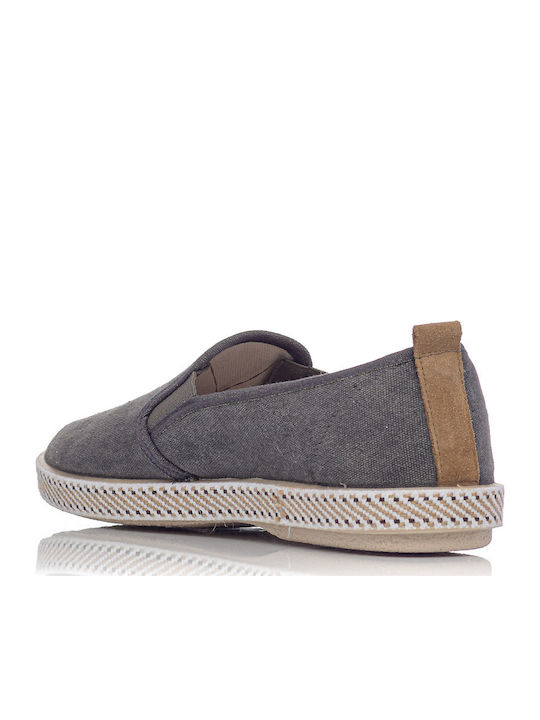 Herren Slip-Ons Gray