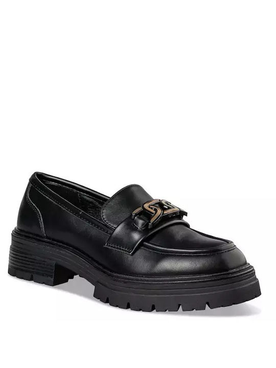 Mocasini Envie pentru femei E30-19227-34 Black