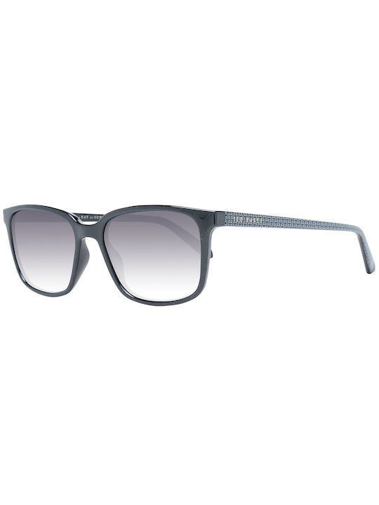 Ted Baker Men's Sunglasses with Black Plastic Frame and Gray Gradient Lens TB1529 011