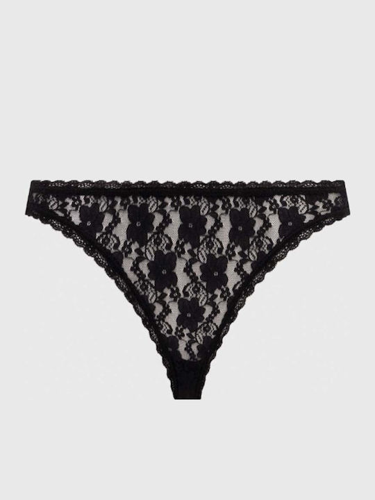 Guess Γυναικεία Brazilian Εσώρουχα Δαντέλα 3τμχ O4gg34kc5l0-f68s Black White Pink