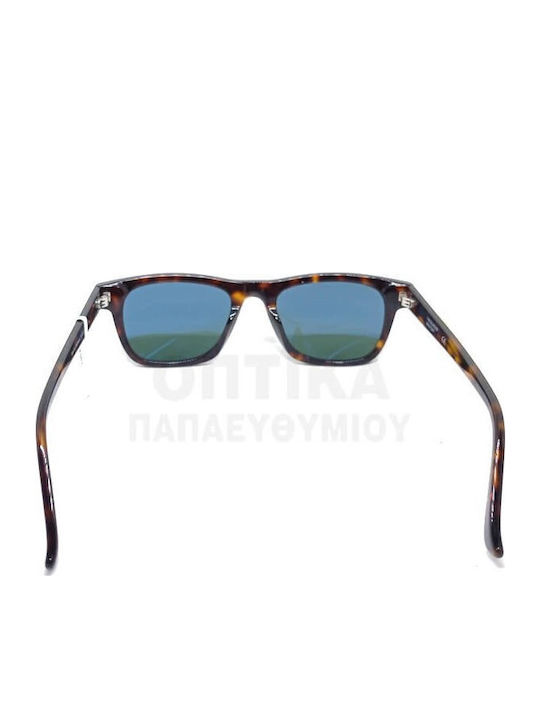 The Glass of Brixton Unisex Sunglasses with Brown Tartaruga Plastic Frame and Green Lens BS201 16
