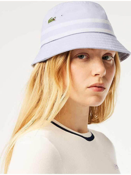 Lacoste Herren-Hut Bucket-Stil Lila