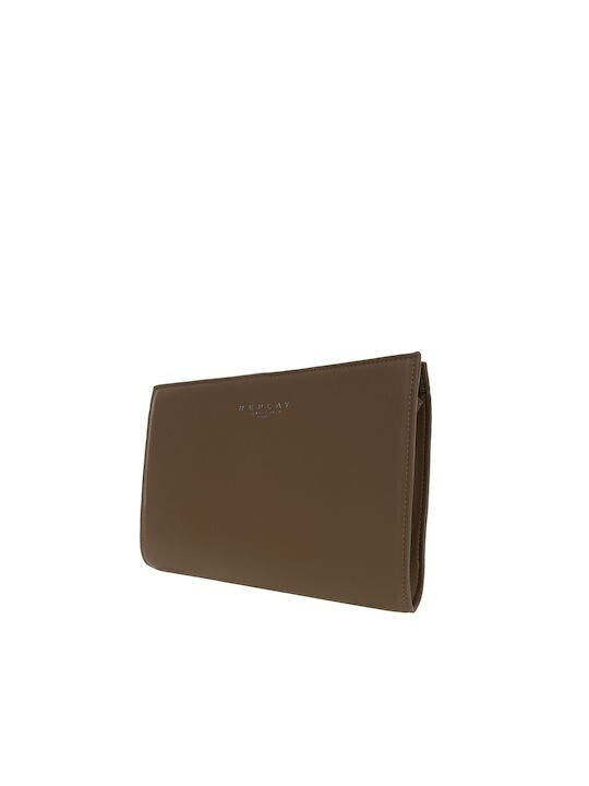 Groß Damen Geldbörse Klassisch Beige