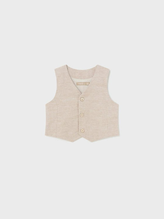 Mayoral Kids Vest Coffee