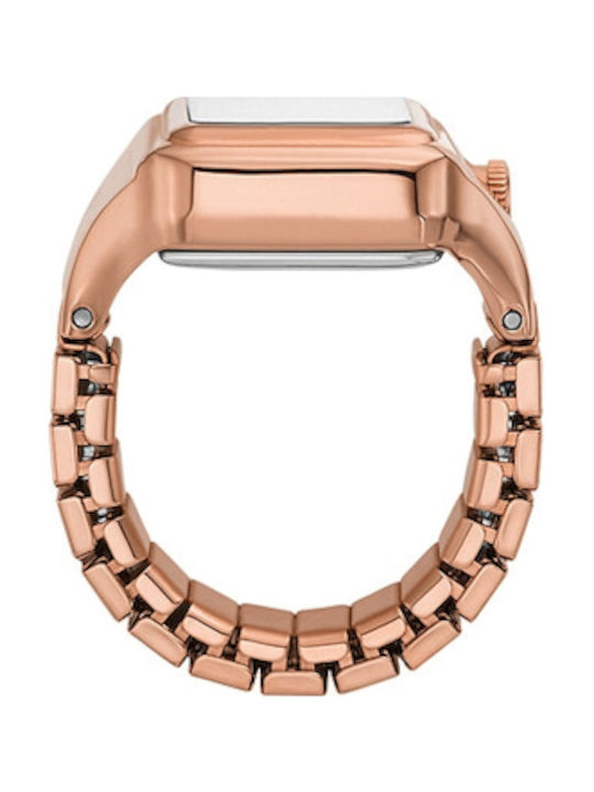 Women's Watch with Pink Gold Metal Bracelet