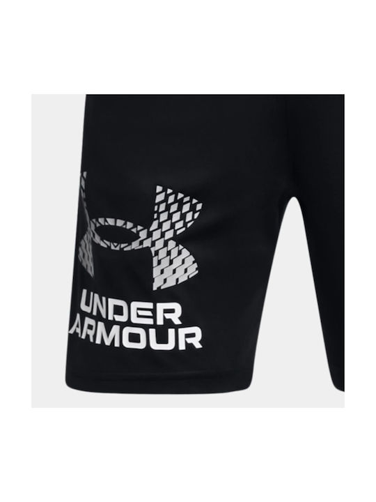 Under Armour Sportliche Kinder Shorts/Bermudas Tech Logo Schwarz