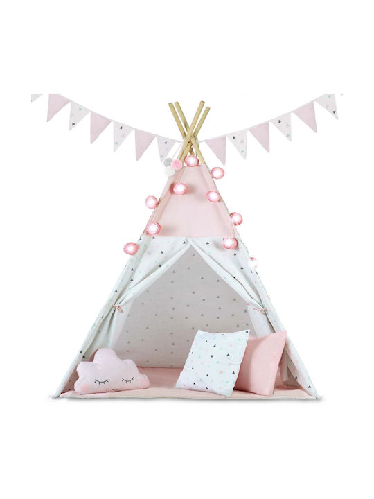 Nukido Kids Indian Teepee Play Tent White
