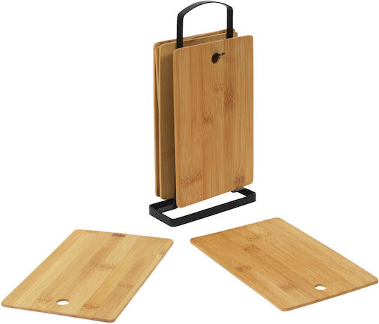 Cook Concept Σετ Επιφάνεια Κοπής από Μπαμπού Καφέ 16x30cm 7τμχ