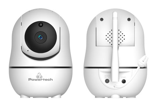 Powertech Wireless Baby Monitor with Camera & Screen 5" , Two-way Communication & Lullabies