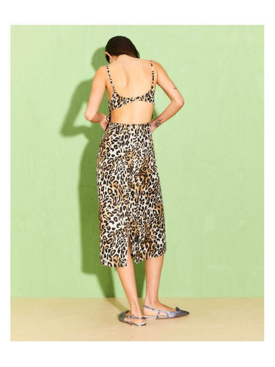 Beatrice Bleistiftkleid Bedruckte Duchesse 24fe6245 99 Animal Print