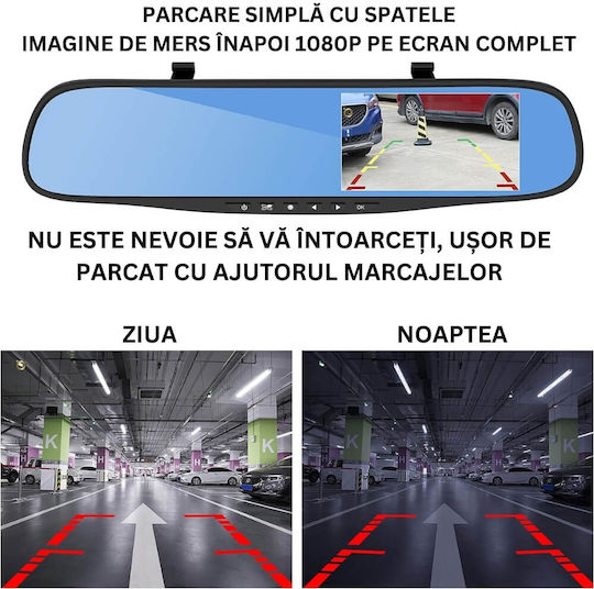 Ecran oglindă auto cu cameră pentru mersul înapoi și vedere pe timp de noapte pentru Kia Optima Man MAGAZIN ONLINE Rover SD (Sistem de Dezvoltare)