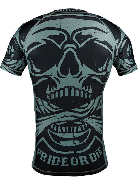PrideOrDie Short Sleeve Shirt for Jiu-Jitsu Black