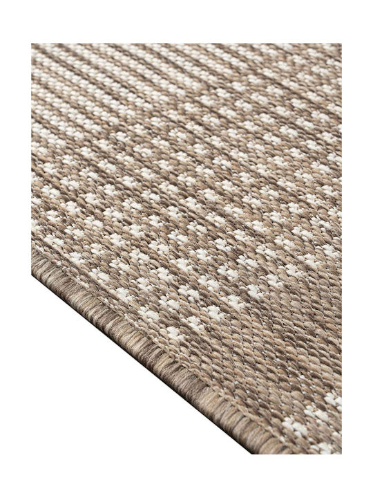 Madi Dash Rug Rectangular Brown