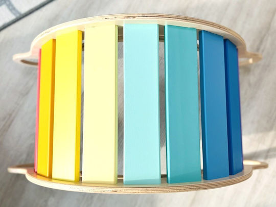 Elis Design Montessori Ξύλινη Κούνια 6 1 Smile Rainbow