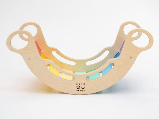 Elis Design Montessori Ξύλινη Κούνια 6 1 Smile Rainbow