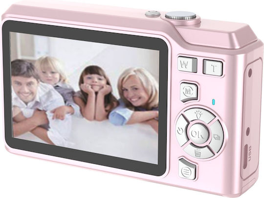 Denver DCA-4818 Compact Φωτογραφική Μηχανή 5MP με Οθόνη 2.8" και Ανάλυση Video Full HD (1080p) Ροζ
