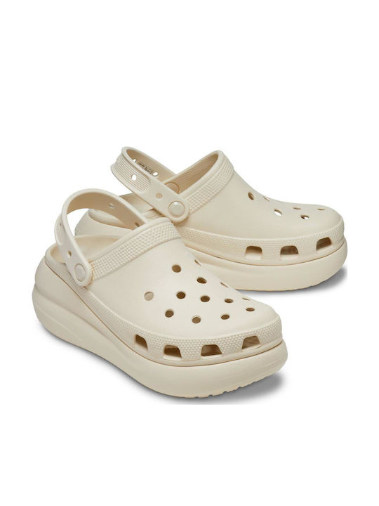 Crocs Classic Crush Дамски Клоги Бежов