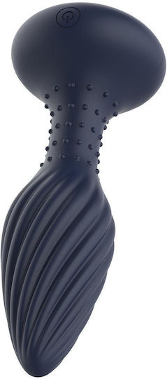 Dream Toys Anal Plug with Wireless Functionality and Vibration Blue 25cm