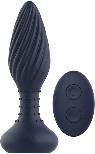 Dream Toys Anal Plug with Wireless Functionality and Vibration Blue 25cm