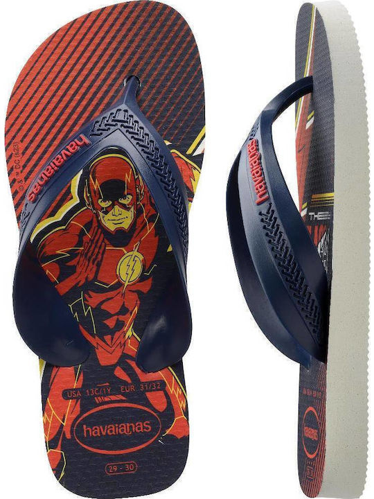 4130302-0001 Havaianas Kids Max Herois Бял Цвят