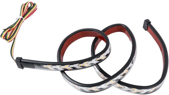 GloboStar Αυτοκόλλητη Ταινία Αυτοκινήτου 150 x 150cm σε Πορτοκαλί Χρώμα