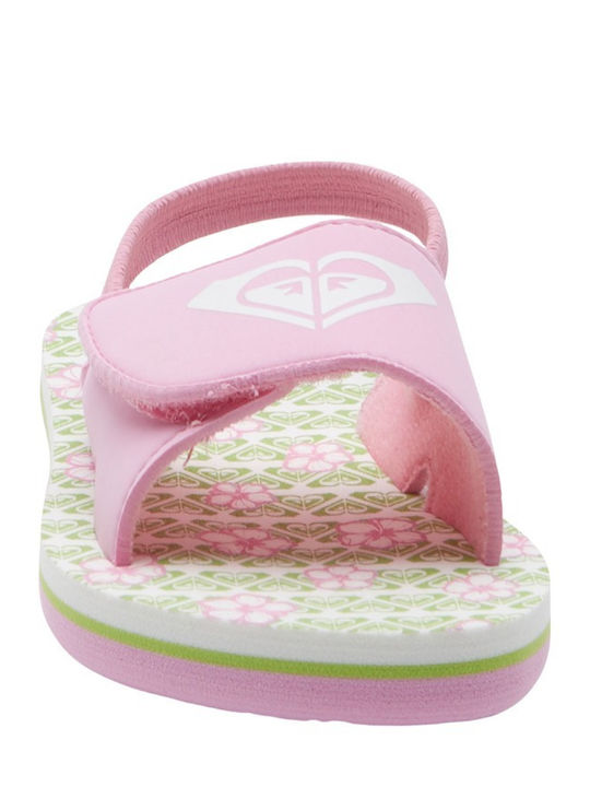 Roxy Finn Toddlers Sandals Green Pink