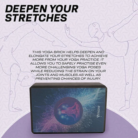 RDX Yoga Block Μαύρο