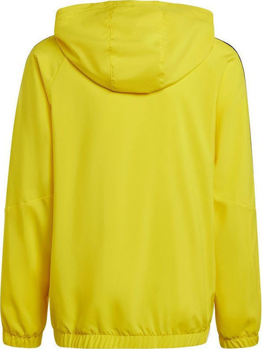 Sportlich Kinderstrickjacke mit Kapuze Gelb Tiro