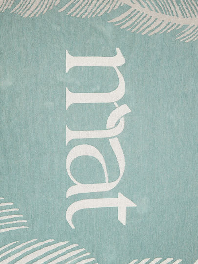 Mat Fashion Microfiber Towel Body Turquoise 86x180cm 8137.9016.NETTO-aqua-blue-white
