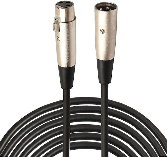 Adam Hall XLR male / XLR female to XLR male / XLR female 10m Cable (3-Pin)