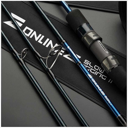 Ecooda Angelrute für Langsames Jigging 1.85m 200-400gr