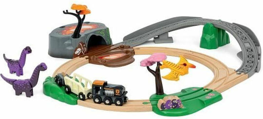 Brio Toys Δεινόσαυροι Σετ με Τρενάκι για 3+ Ετών